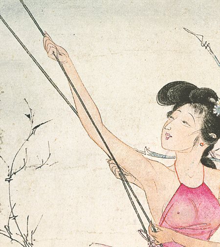 祁连县-胡也佛的仕女画和最知名的金瓶梅秘戏图